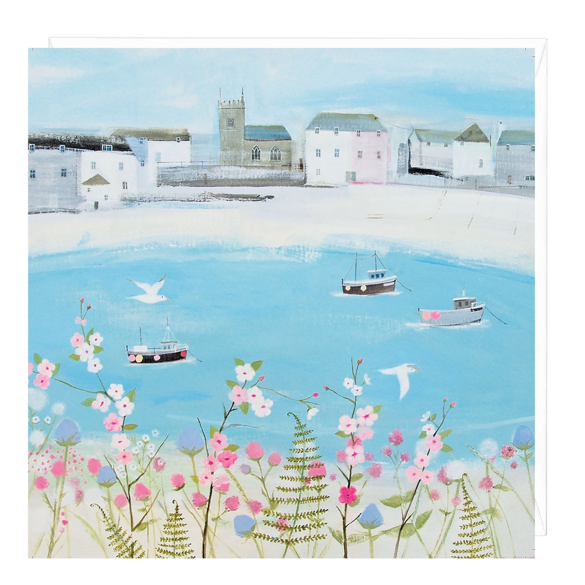 Harbour Boats Art Card
