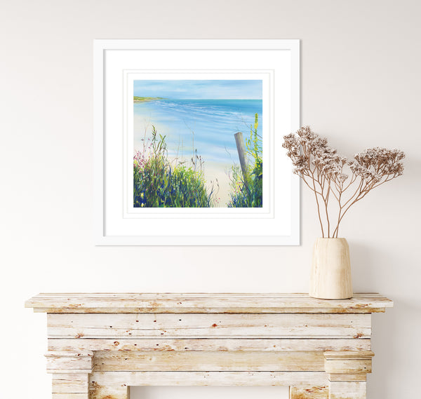 Coast Path to Perranuthnoe Framed Print