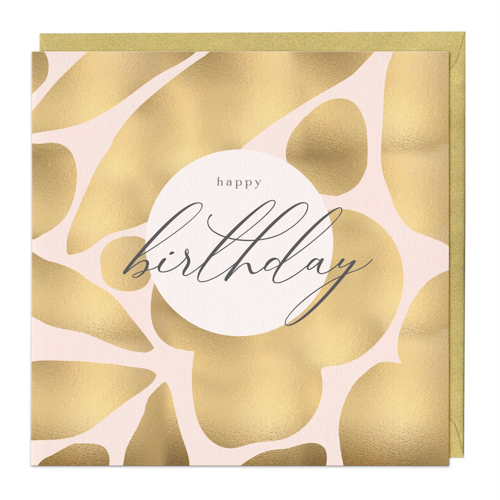 Golden Splendour Birthday Luxury Card