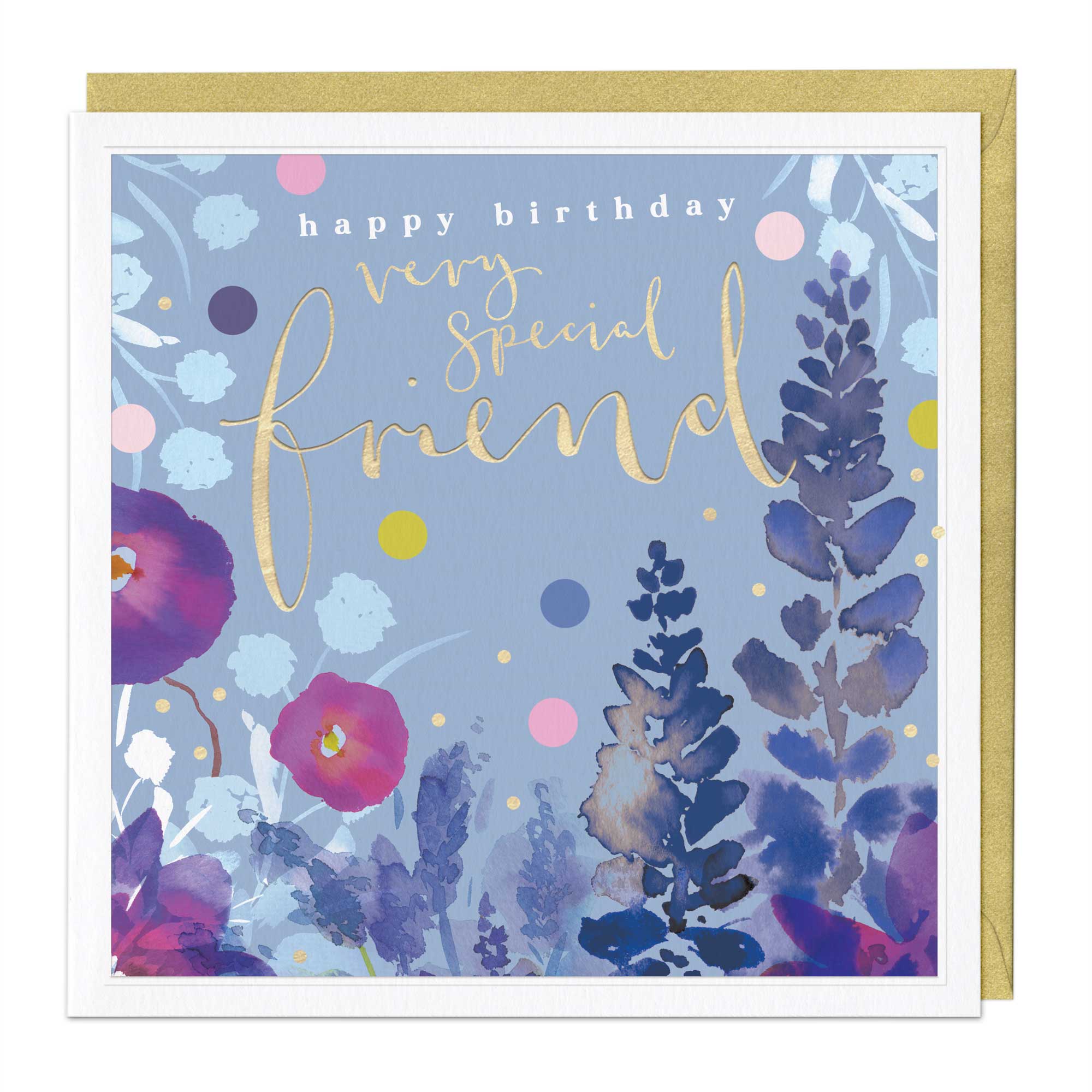 Special Friend Luxury Birthday Card