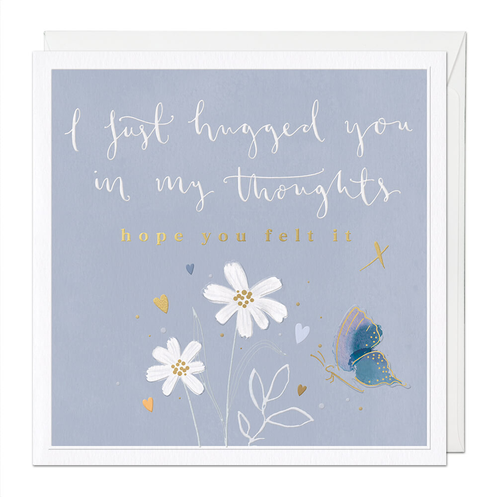 Hugged You In My Thoughts Luxury Card