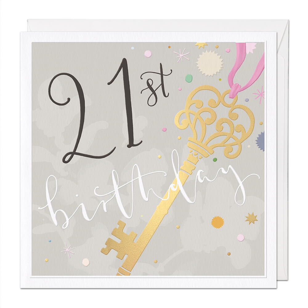 21st Luxury Birthday Card