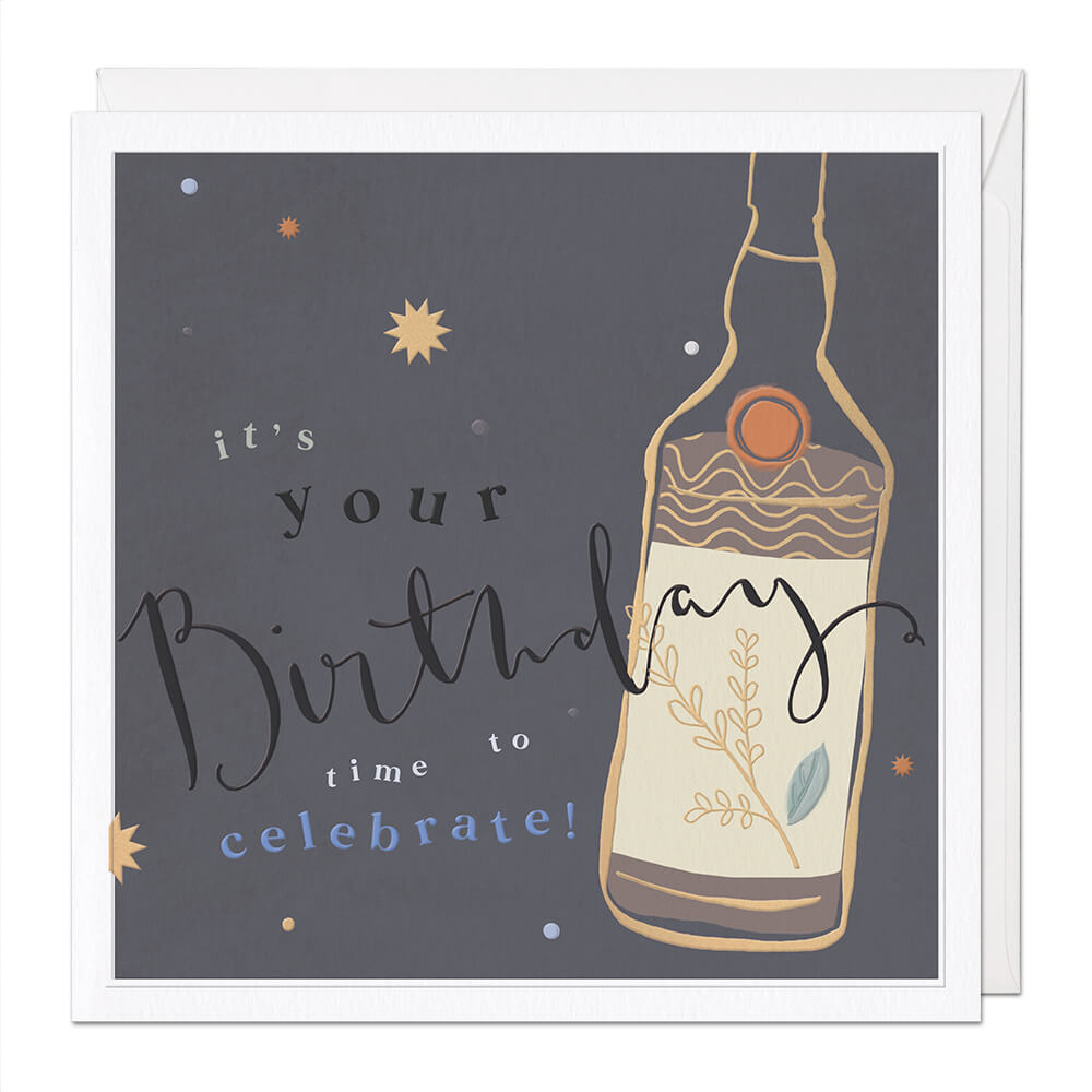 Time To Celebrate Luxury Birthday Card