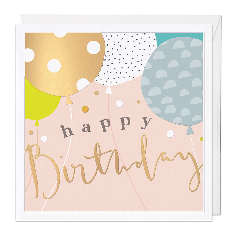 Birthday Balloons Luxury Birthday Card