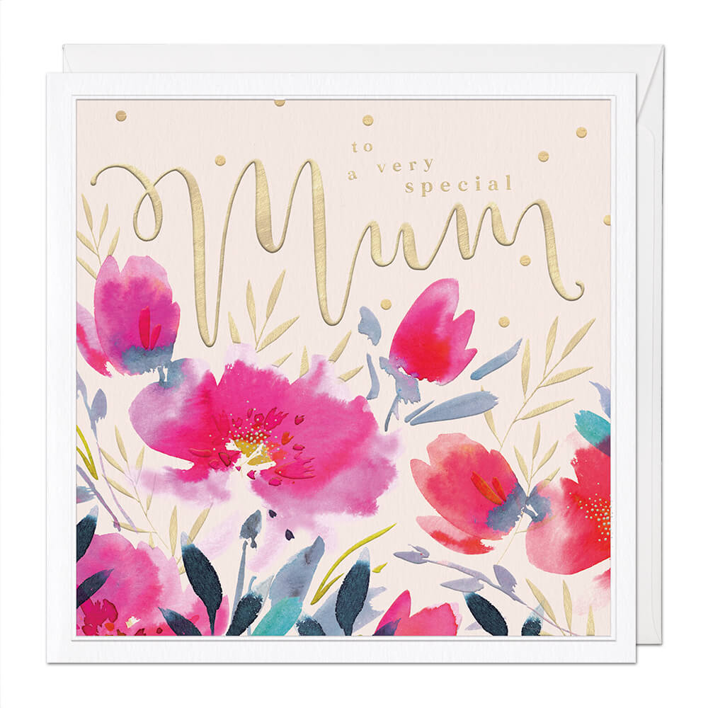 Special Mum Floral Luxury Card