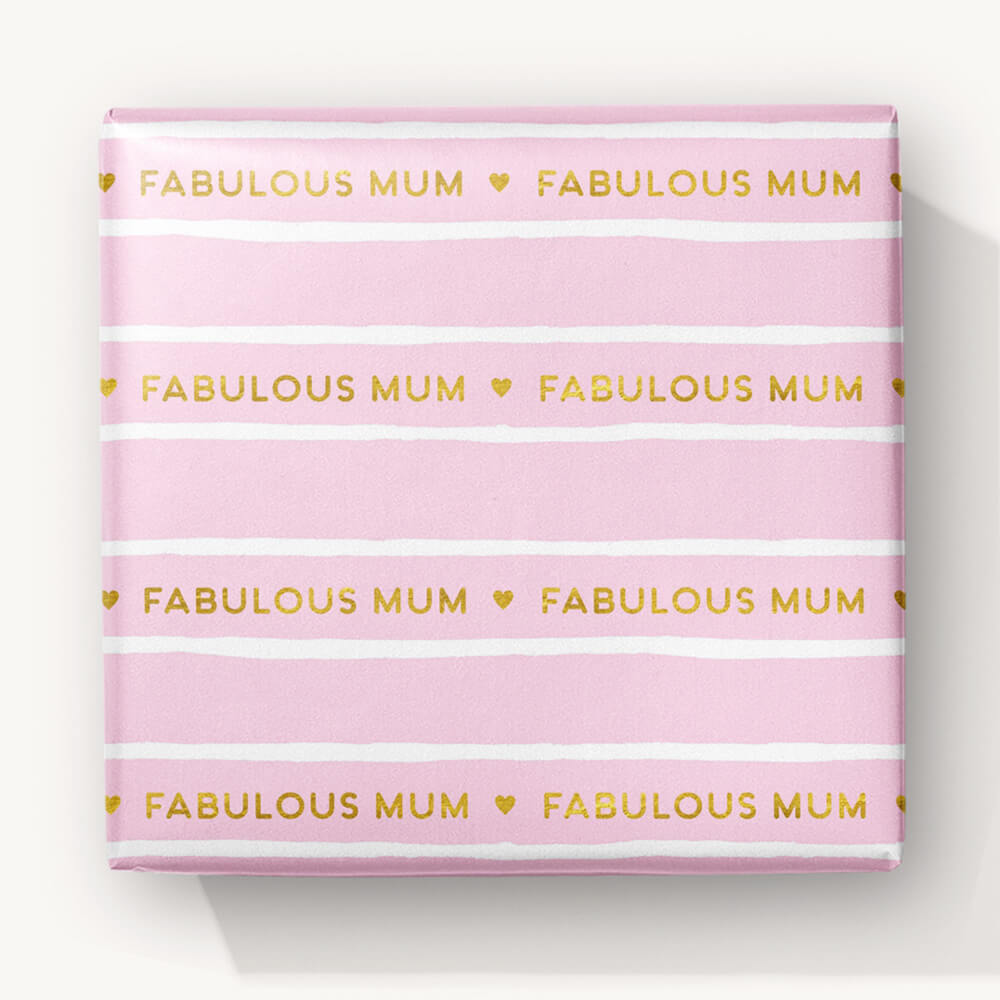 Fabulous Mum Foiled Wrapping Paper