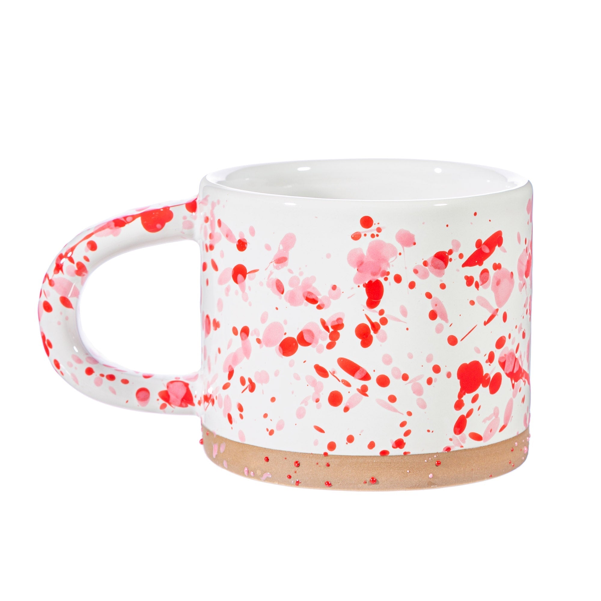 Pink & Red Splatterware Mug