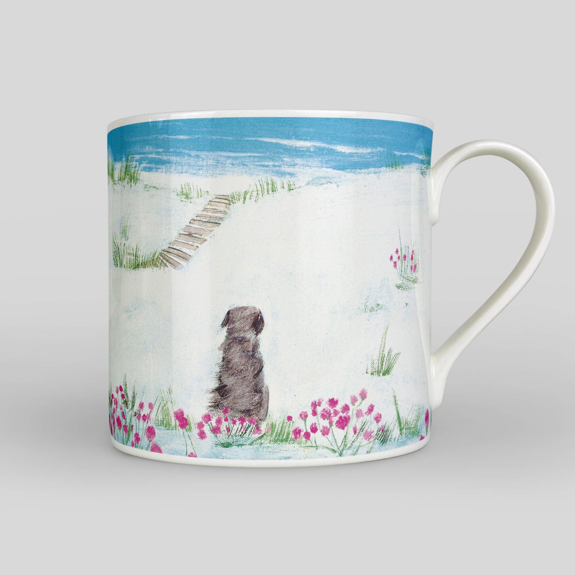 Sea Pinks China Mug