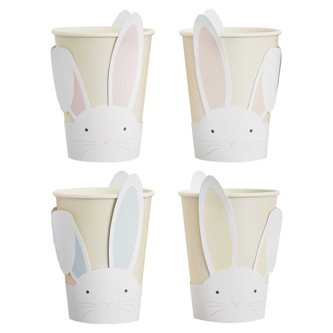 Pastel Bunny Paper Cups