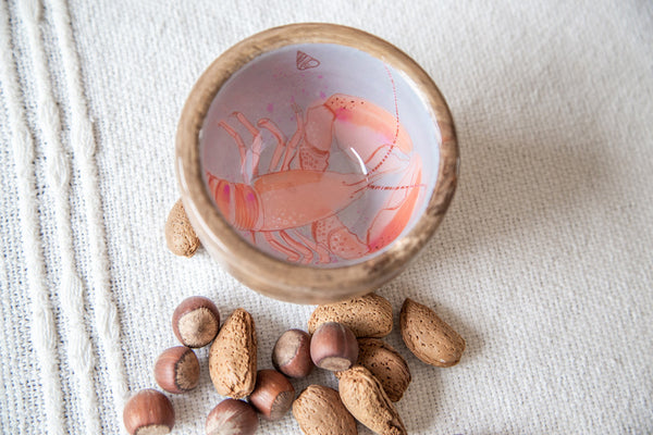 wooden nut bowl