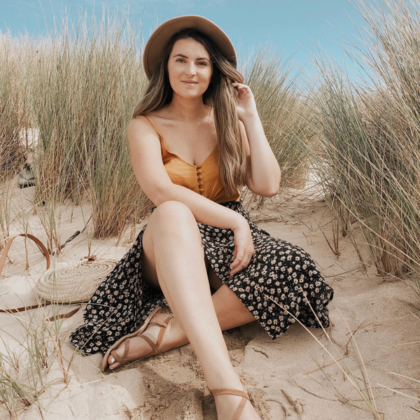 jen on the beach