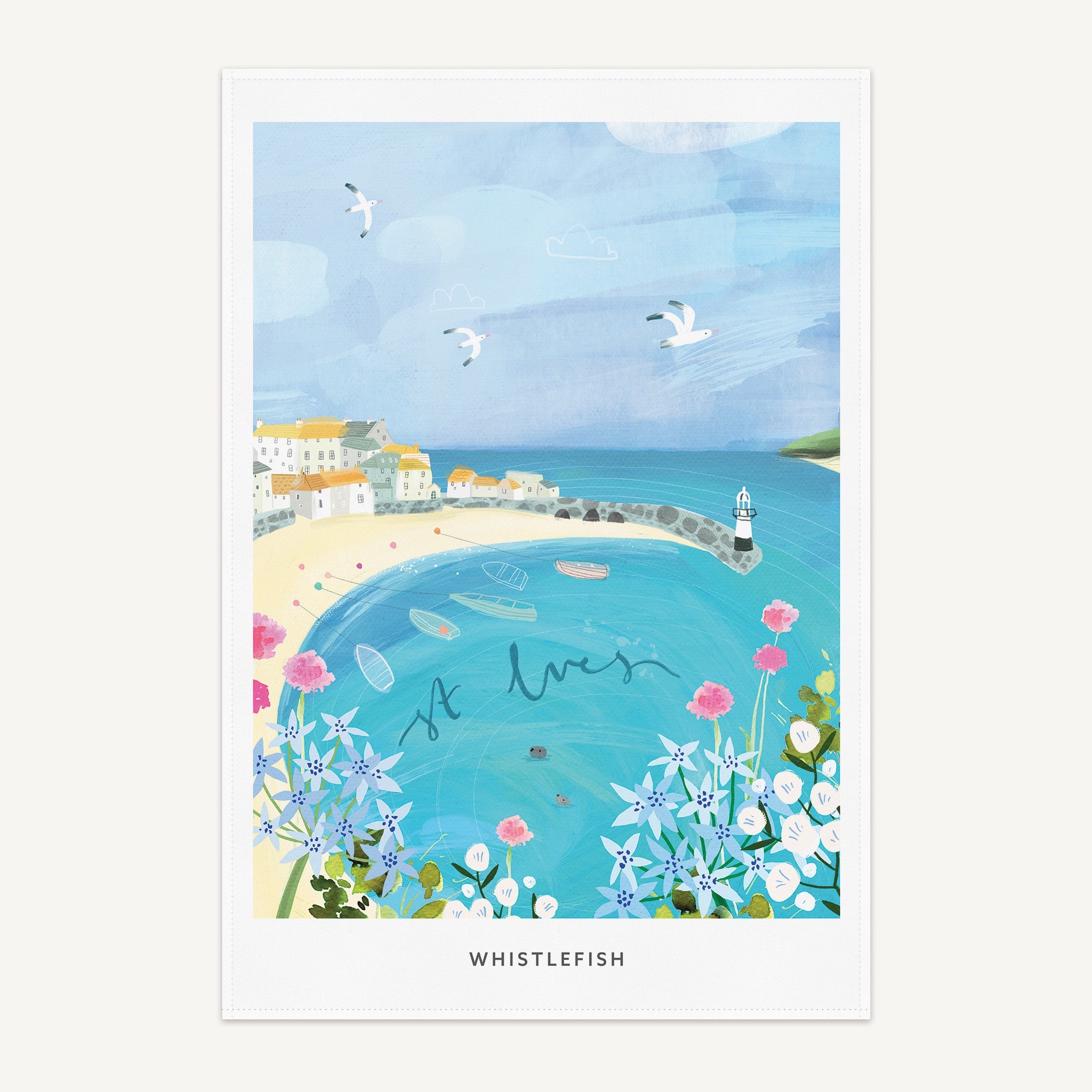 St Ives Travel Tea Towel