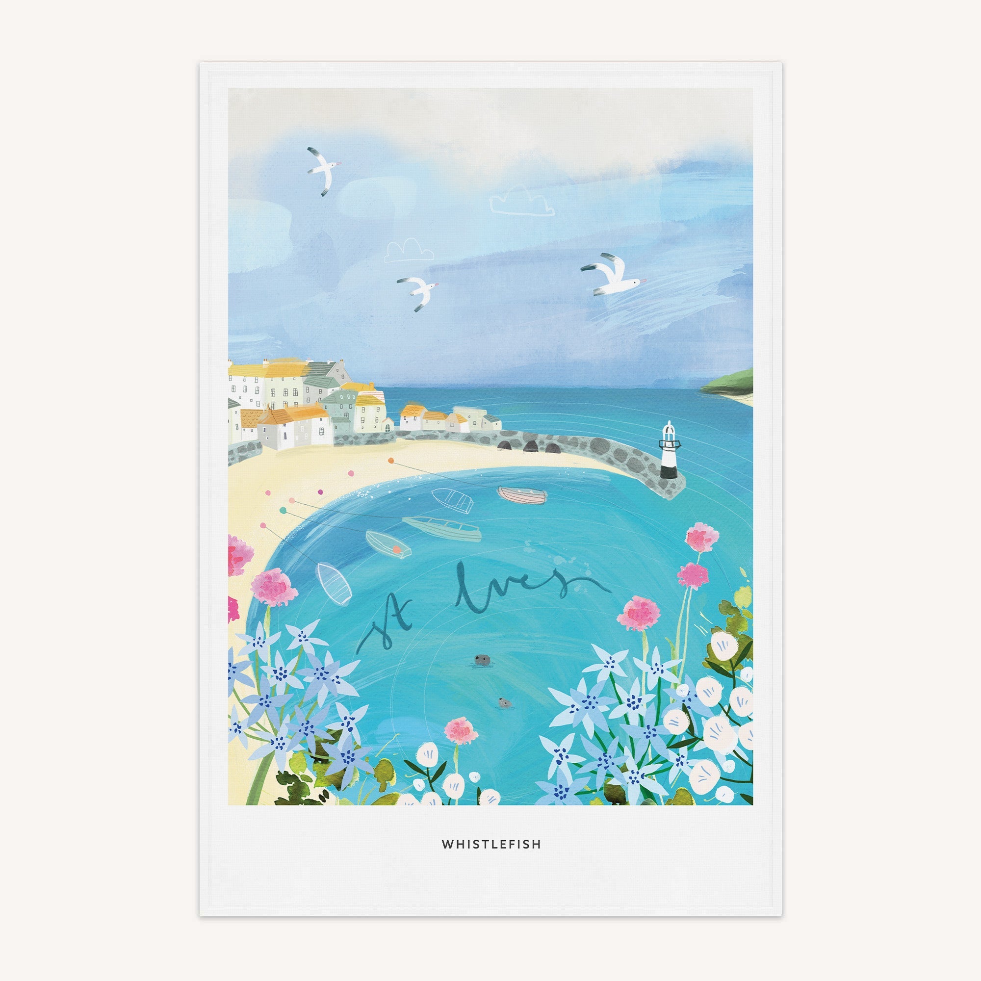 St Ives Tea Towel