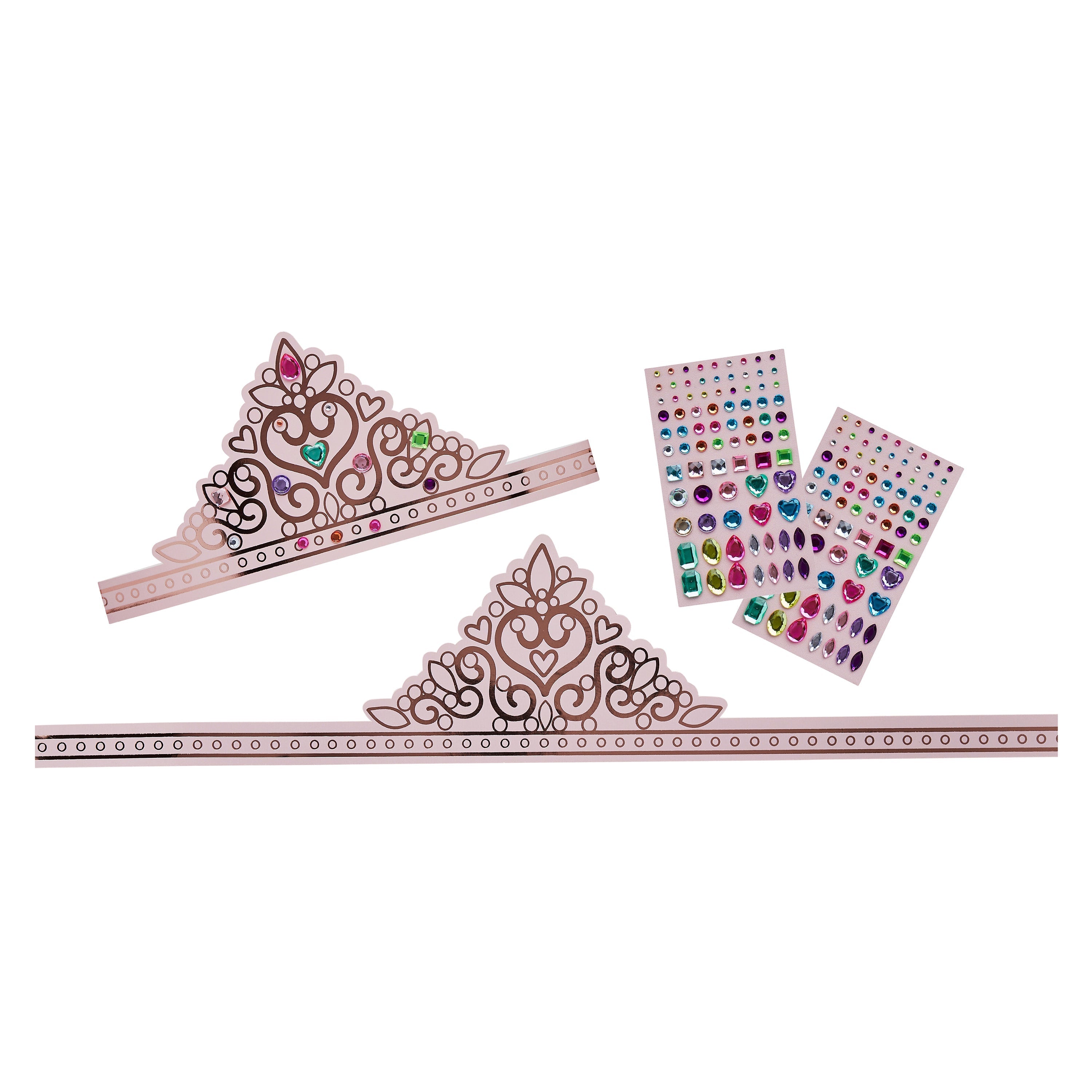 DIY Princess Paper Tiara Kit 4pcs
