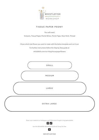 tissue paper flowers template