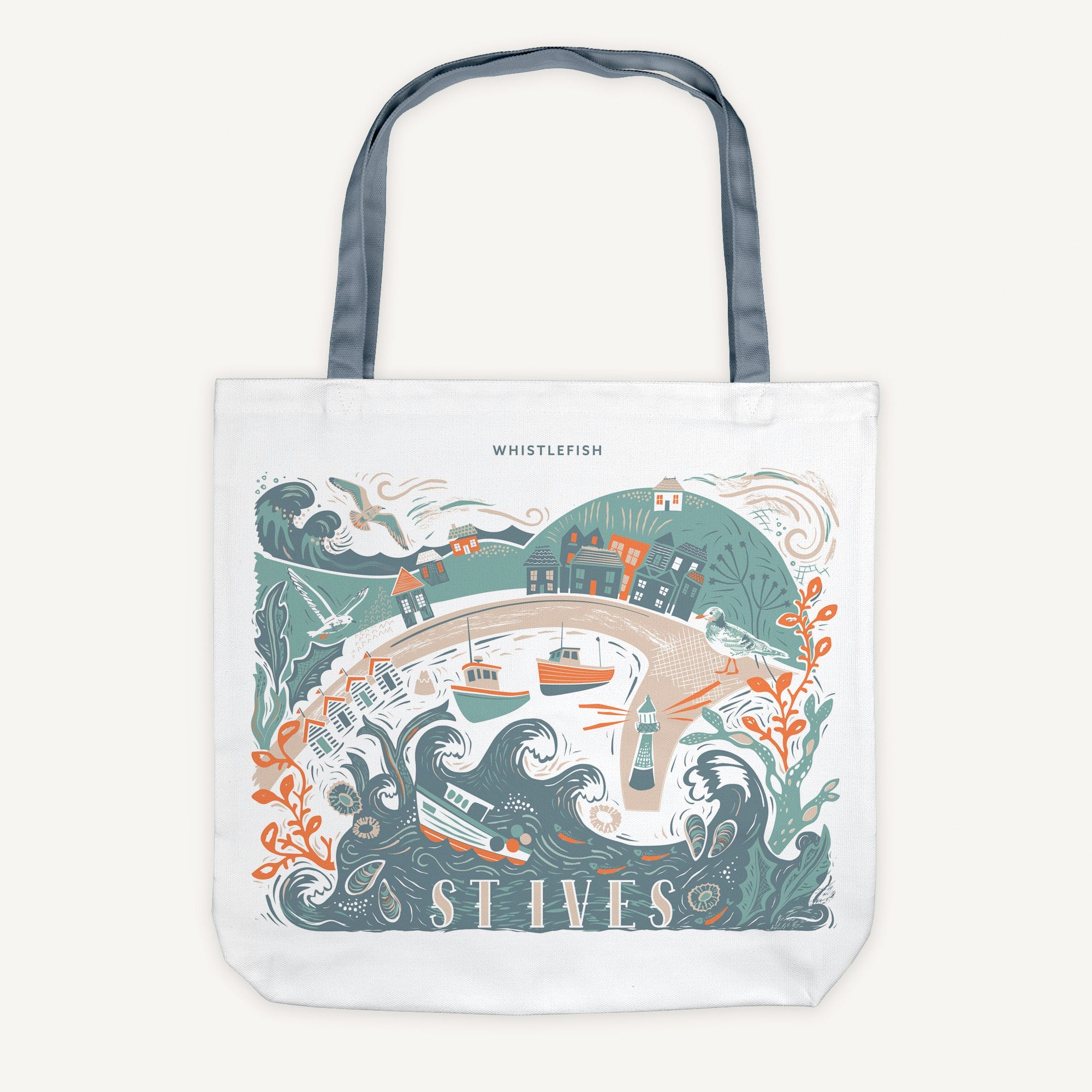 St Ives Town Tote Bag