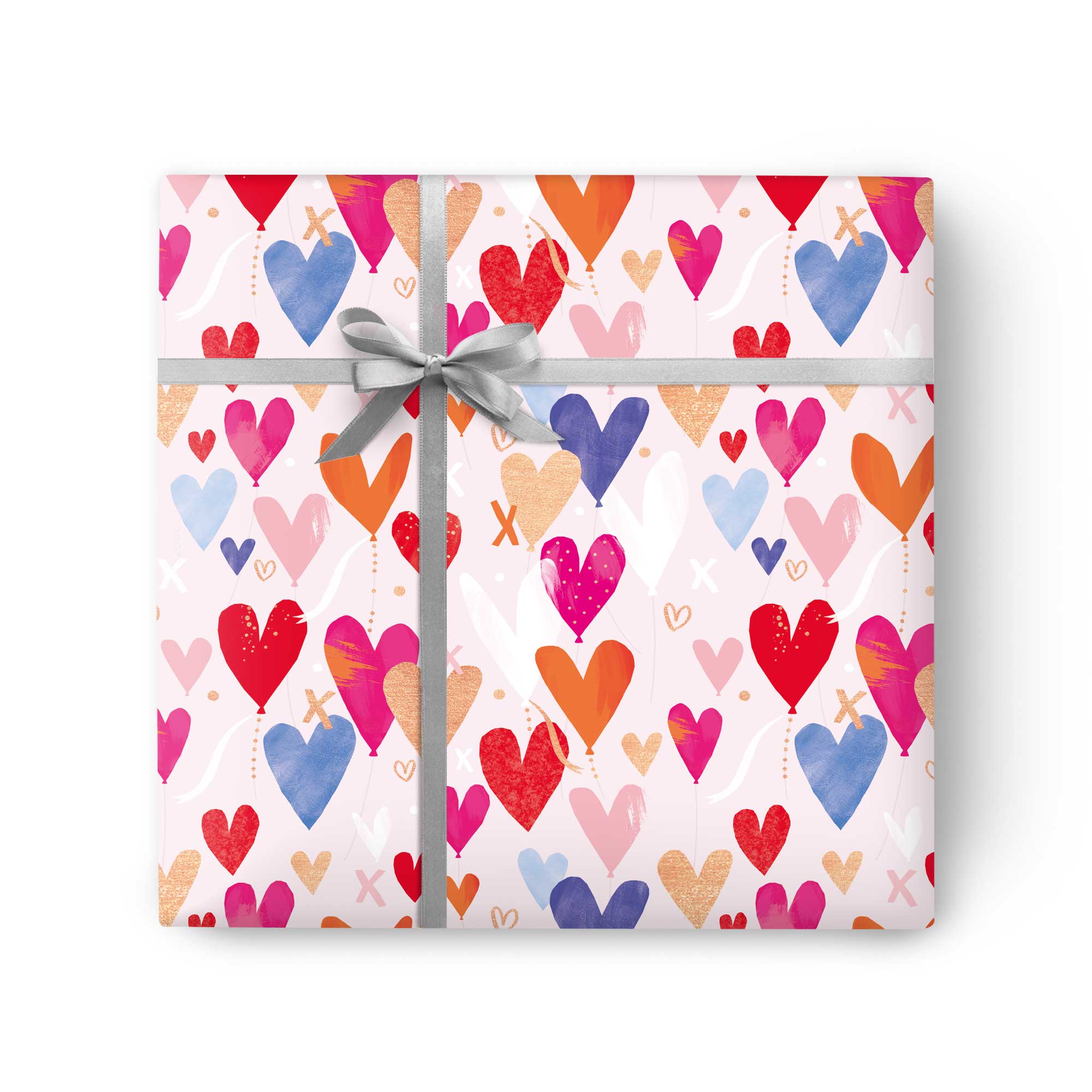 Hearts Wrapping Paper