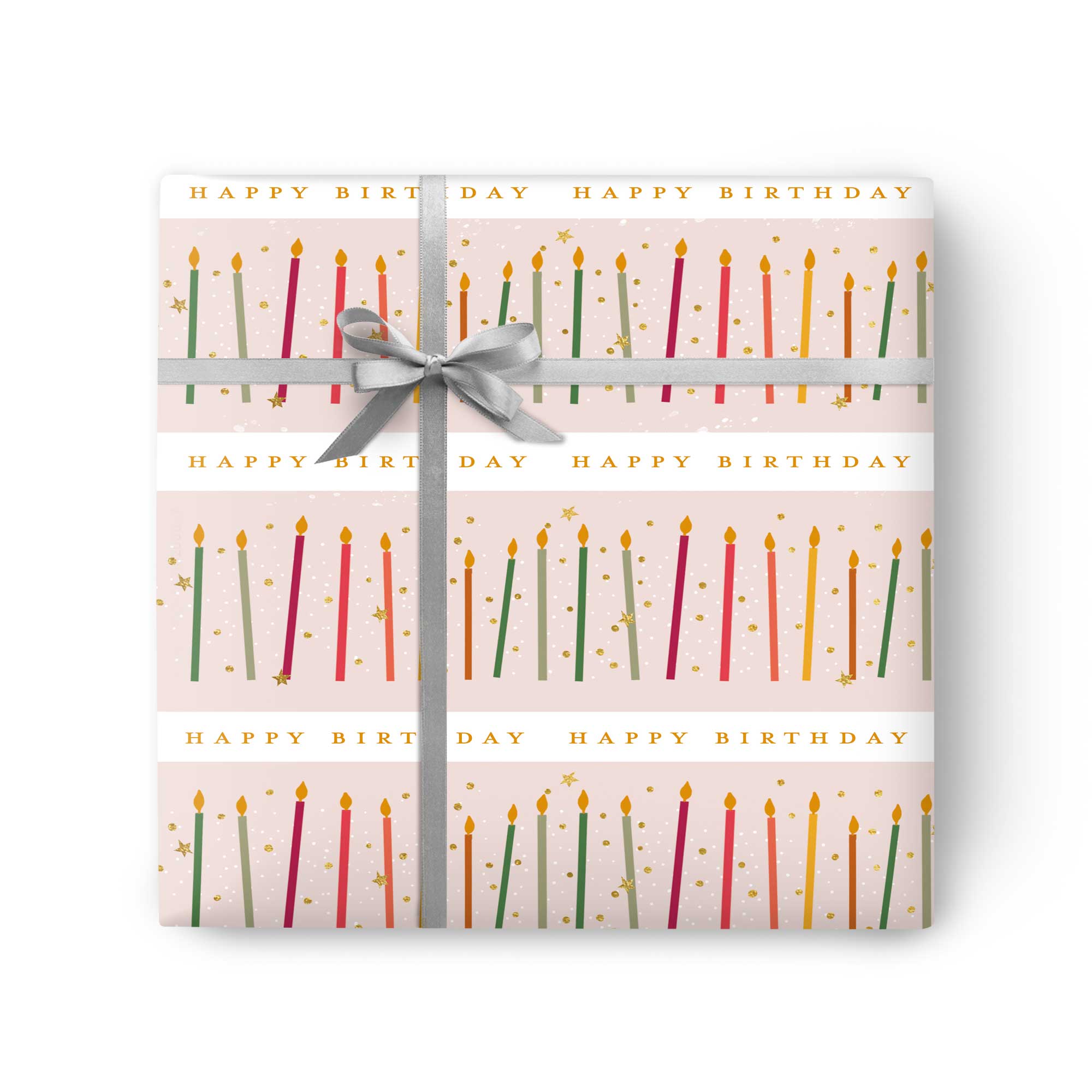 Colourful Candles Wrapping Paper