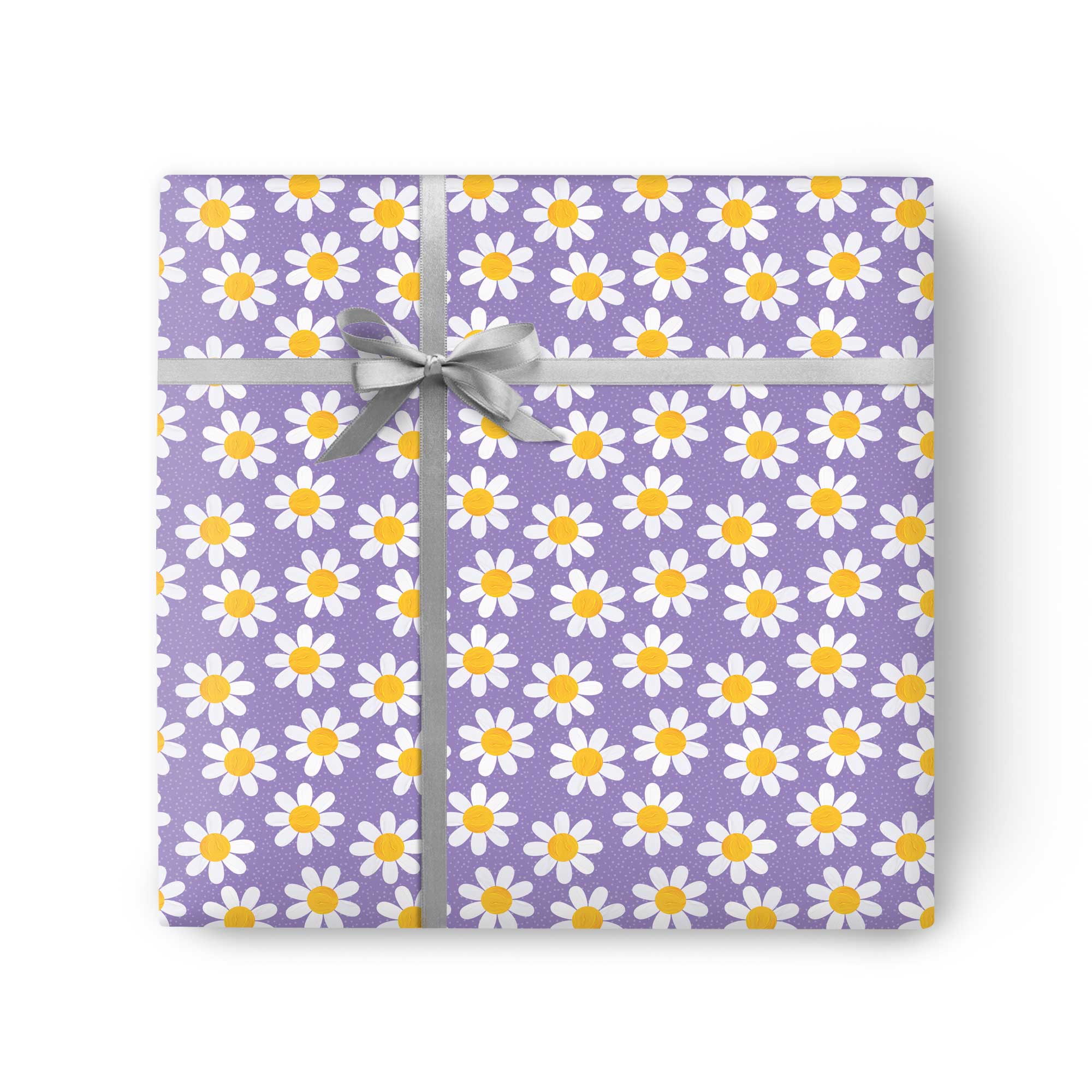 Purple Daisy Wrapping Paper