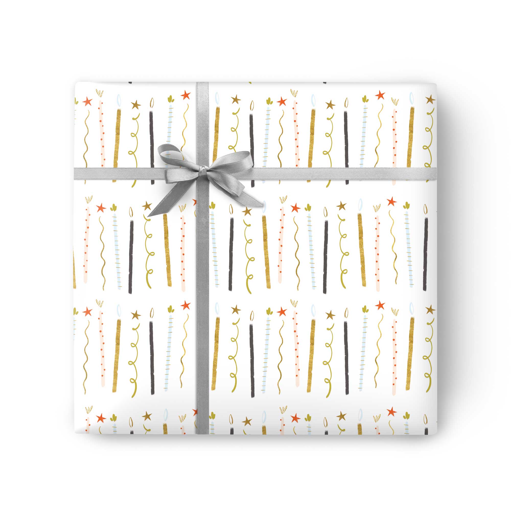 Simple Candles Wrapping Paper