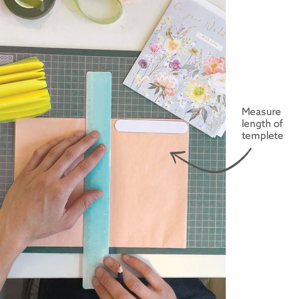 measure length of tissue paper