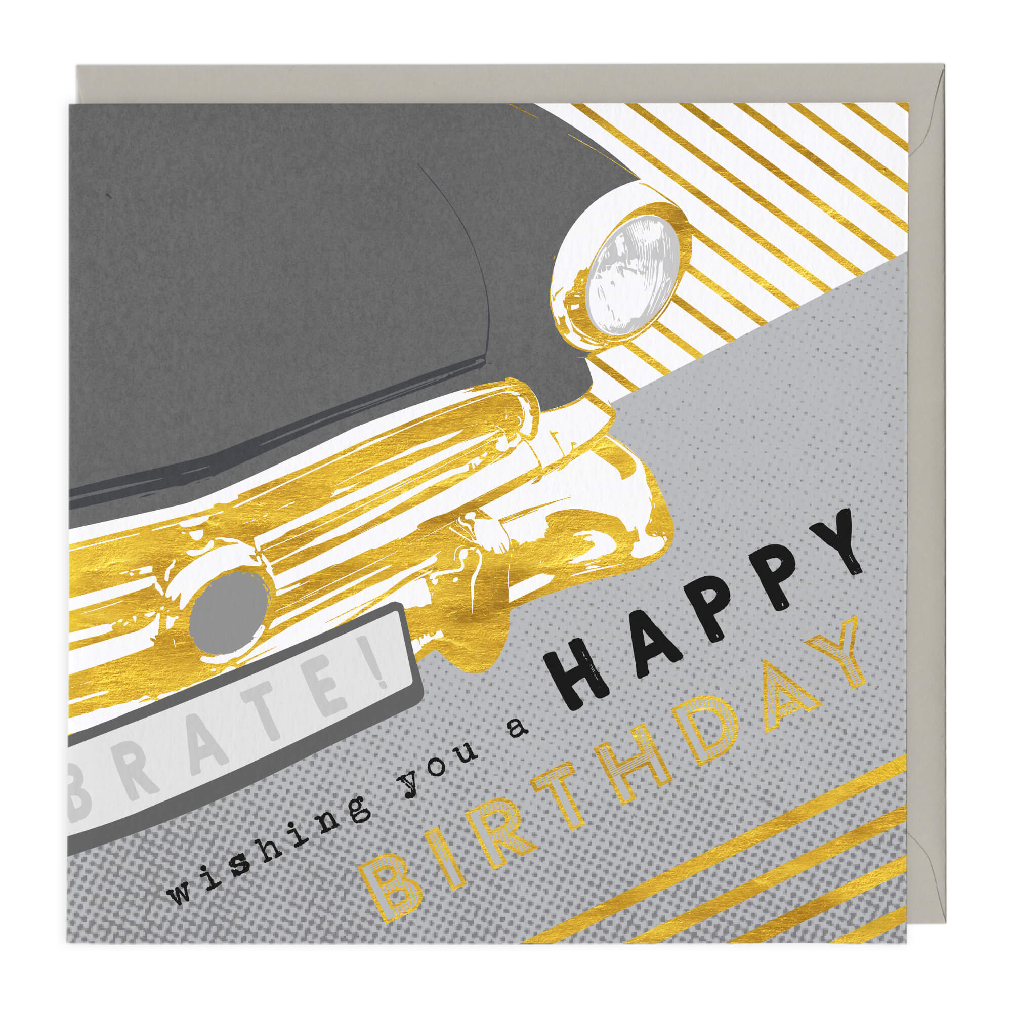 Classic Car Birthday Card