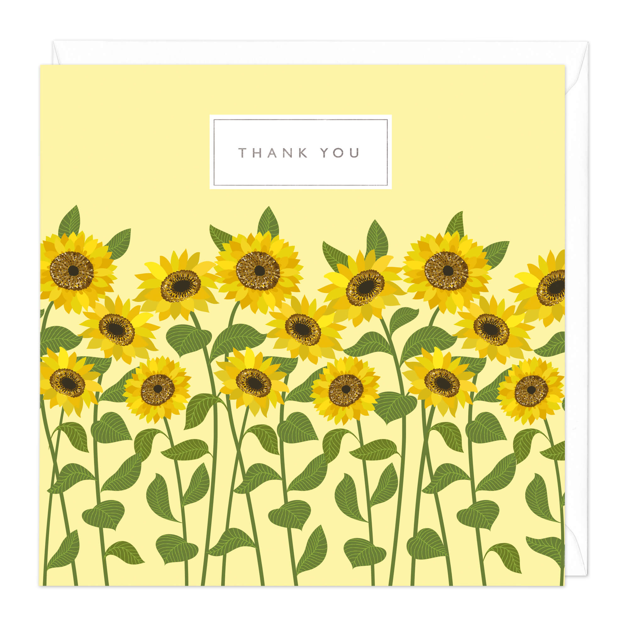 Sunflowers Thank You Card