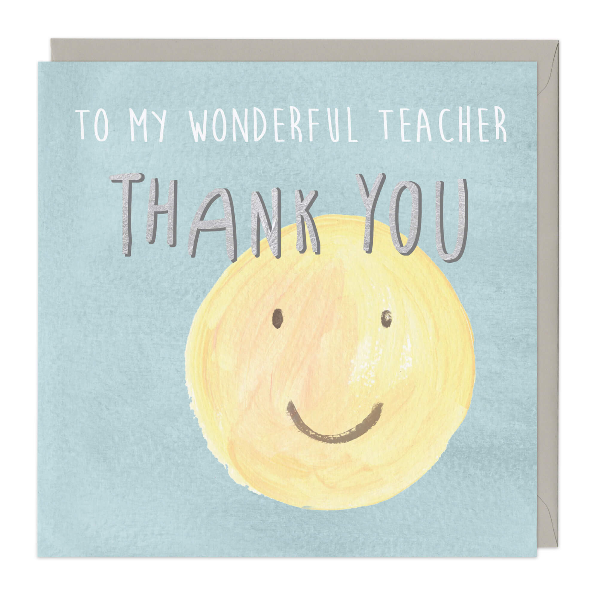 An image of Wonderful Teacher Thank You Card Whistlefish