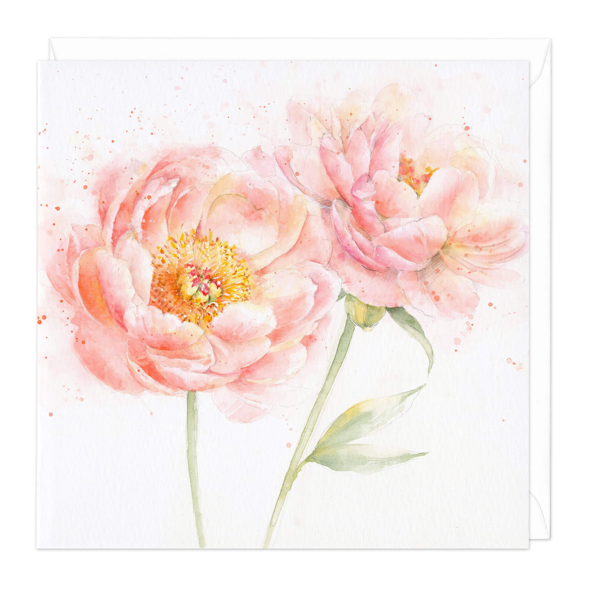 Peony Art Card