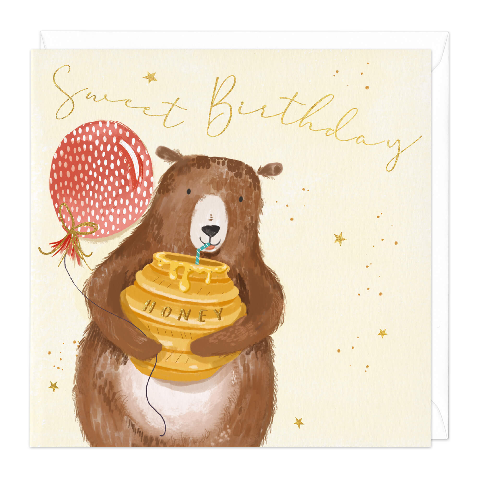 An image of Sweet Birthday Bear Card Whistlefish