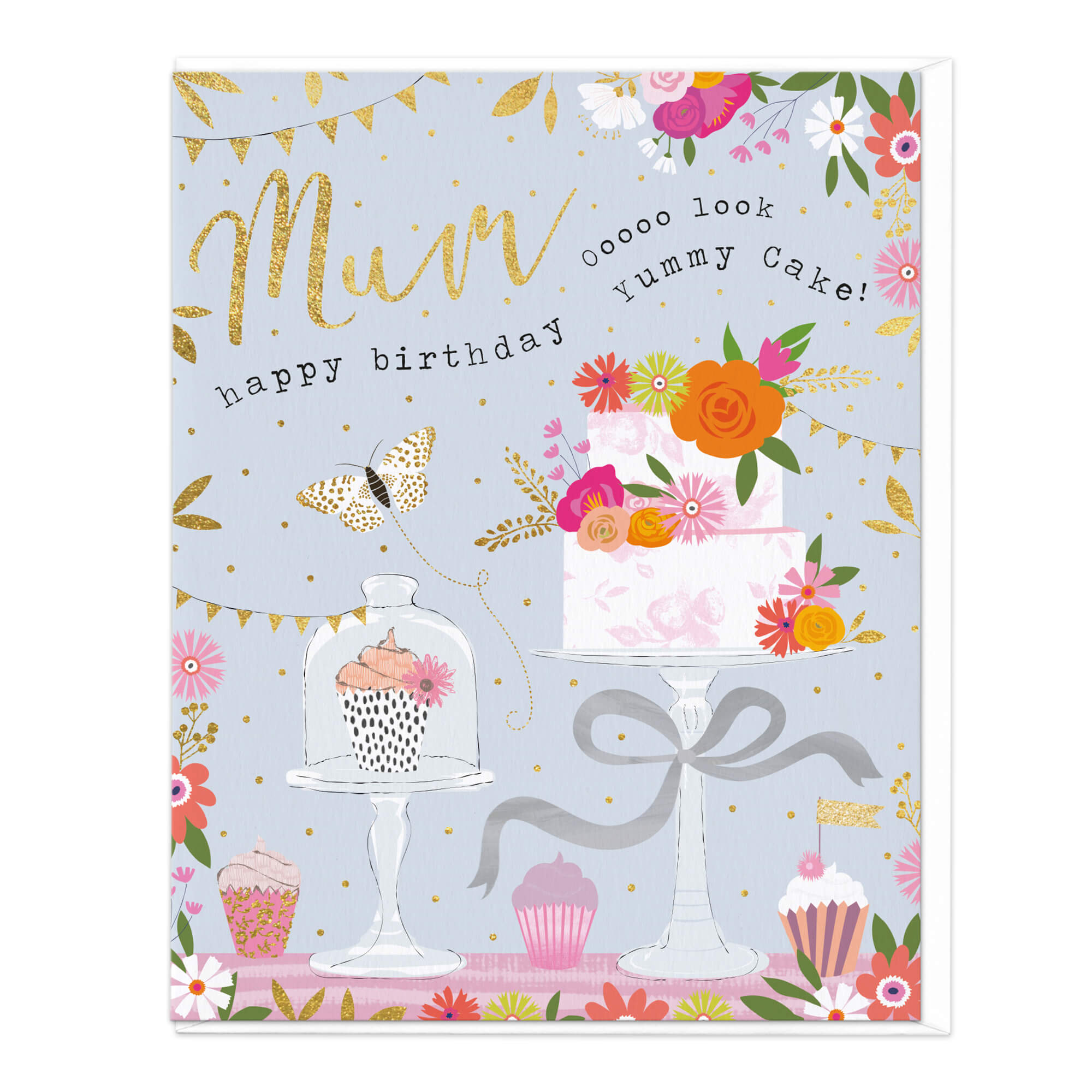 An image of Yummy Cake Mum Birthday Card Whistlefish