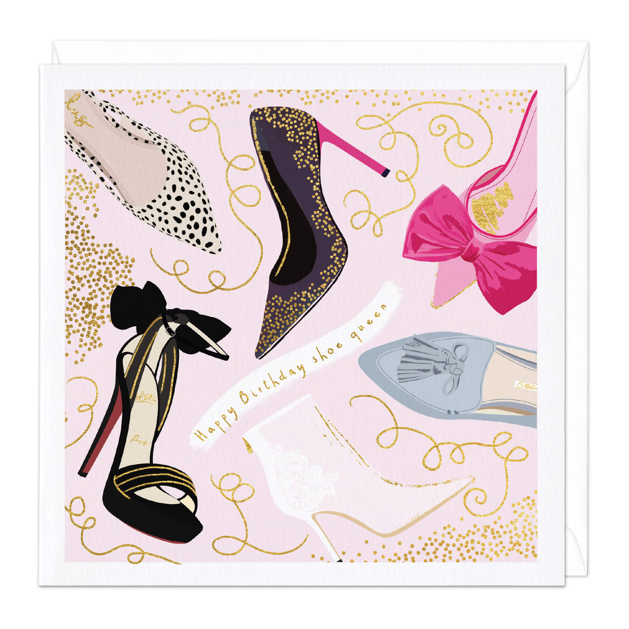 An image of Shoe Queen Birthday Card Whistlefish