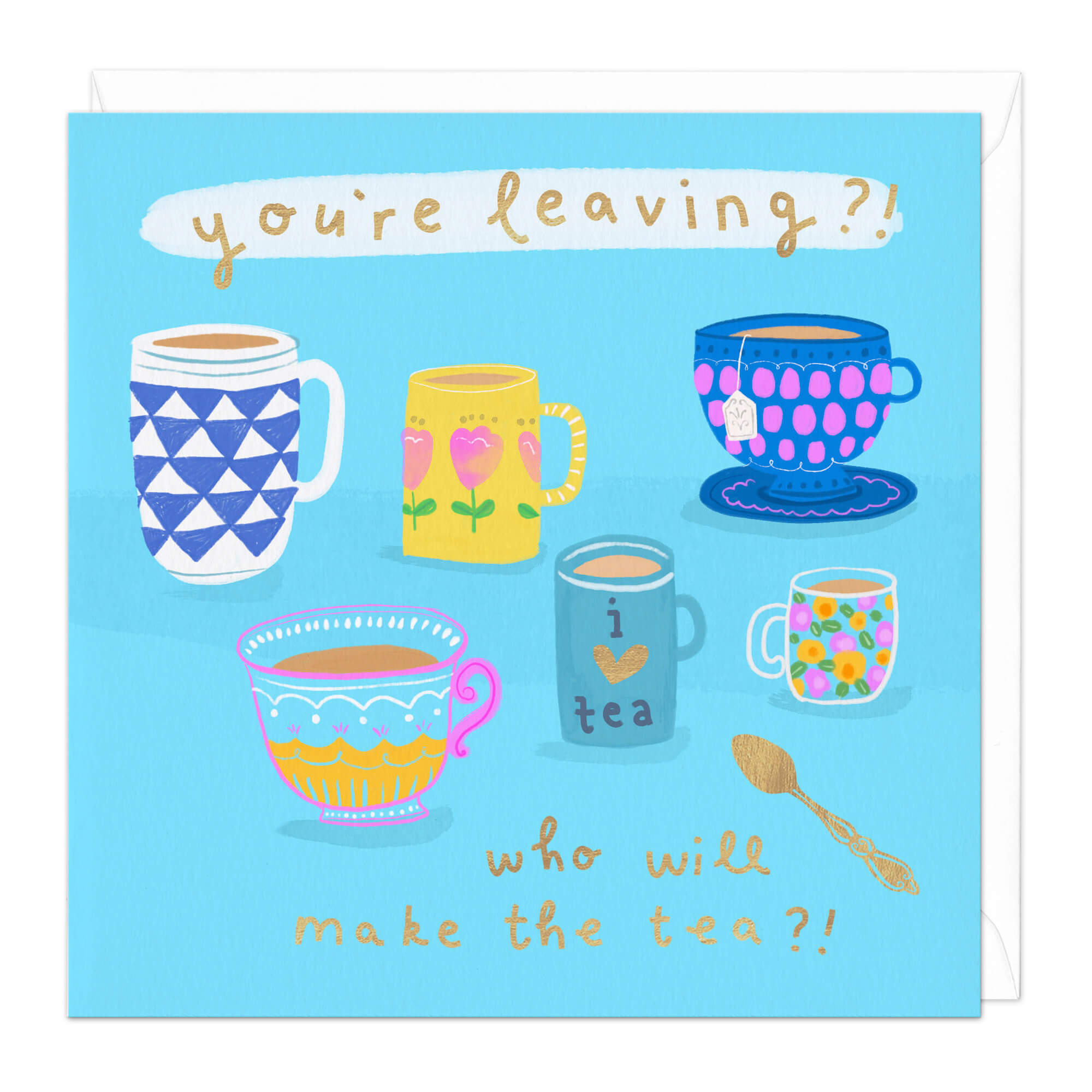 An image of Who Will Make The Tea Leaving Card Whistlefish