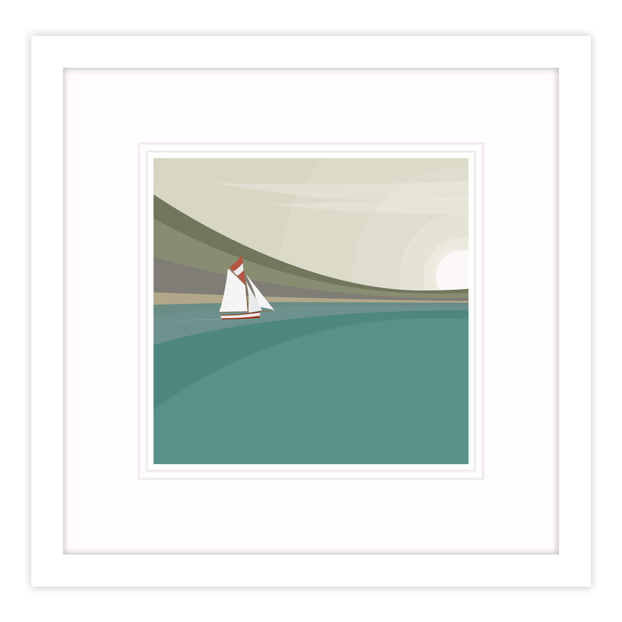 An image of Working Boats VIII Framed Print Whistlefish