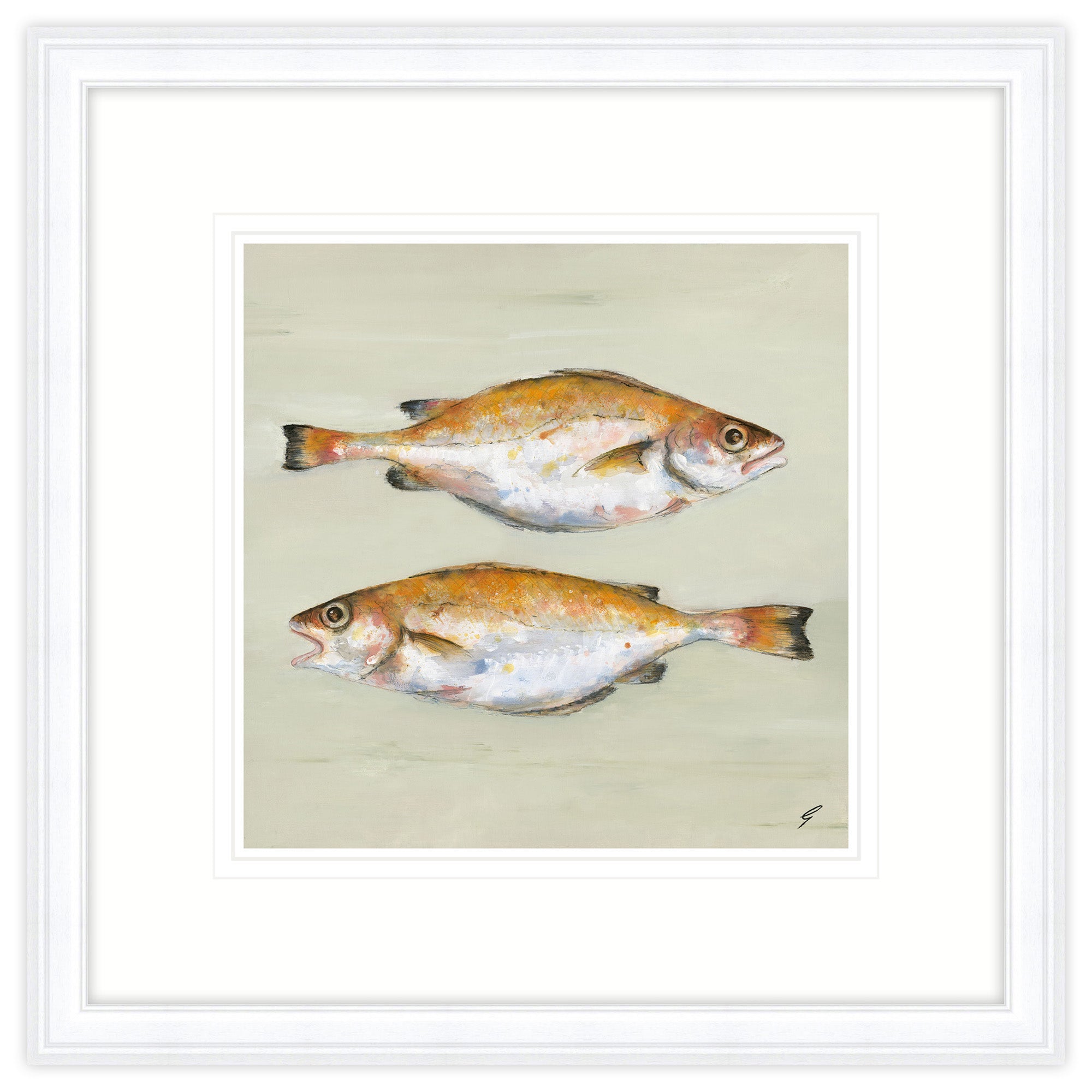 Two Pouting Framed Print
