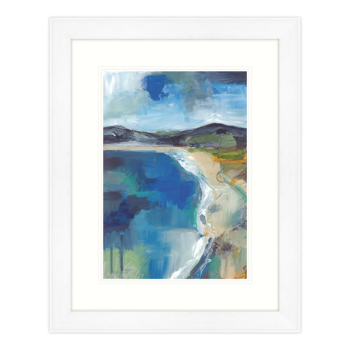 An image of Sea to Shore Framed Print Whistlefish