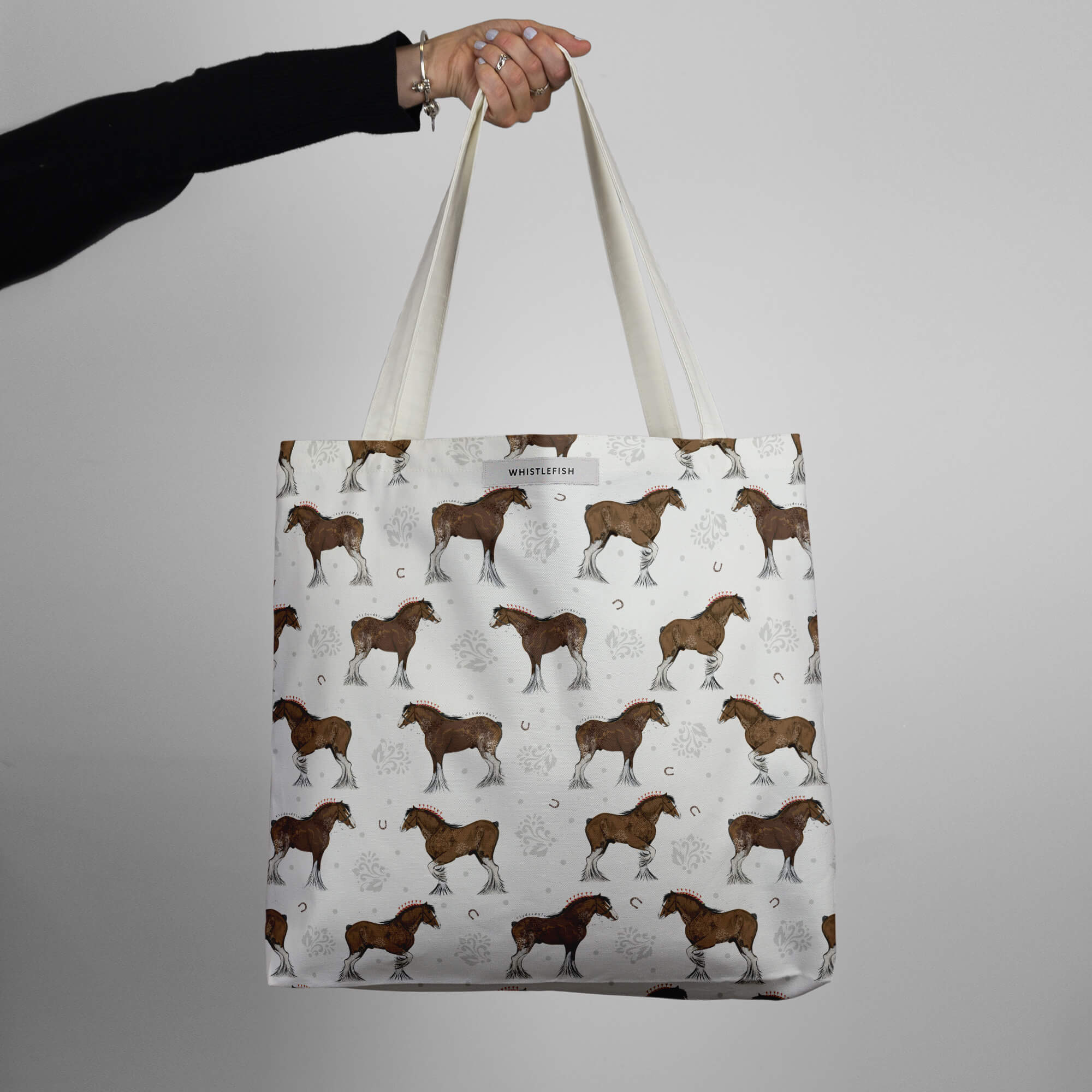 An image of Clydesdale Repeat Tote Bag Whistlefish
