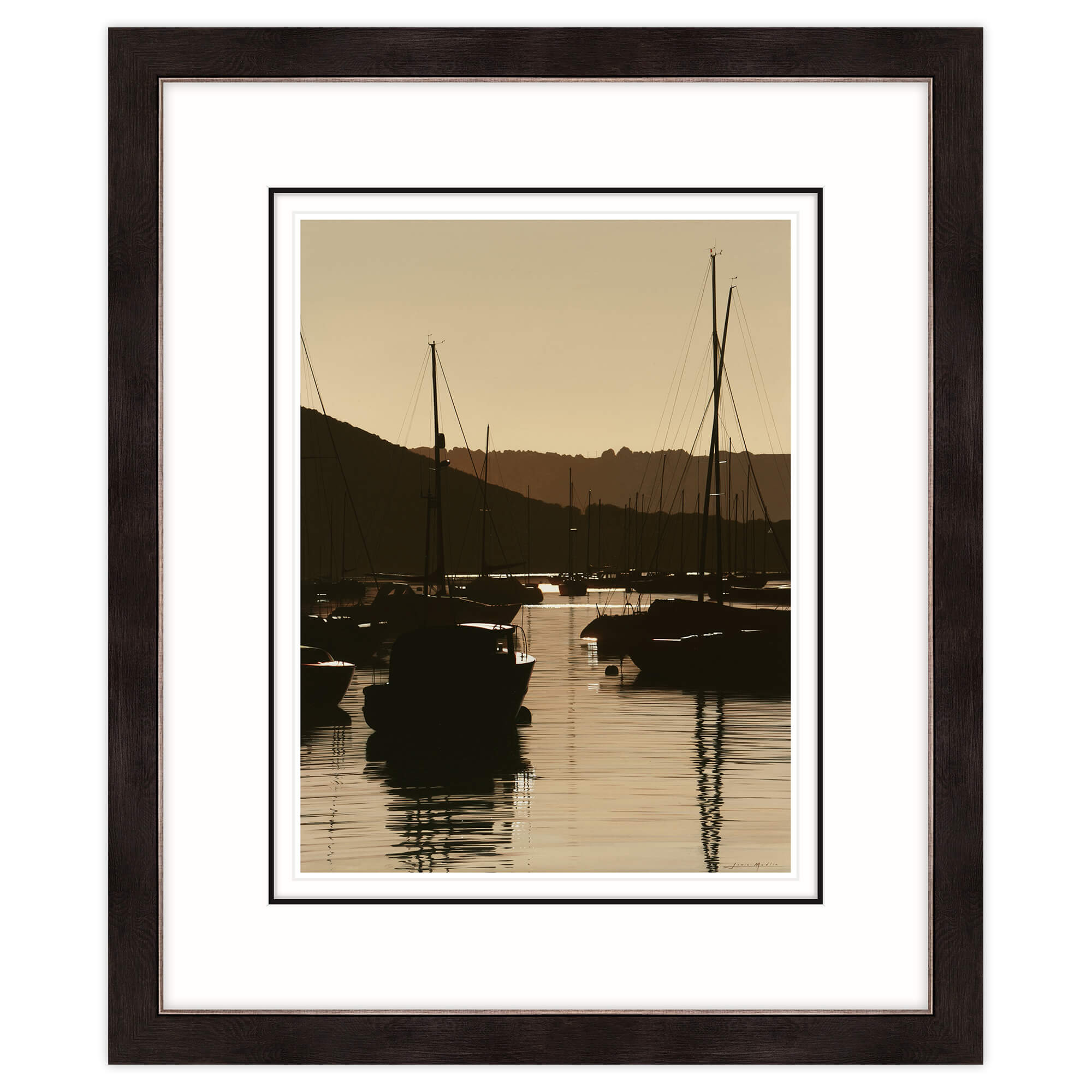 An image of Trefusus Silhouettes Framed Print Whistlefish