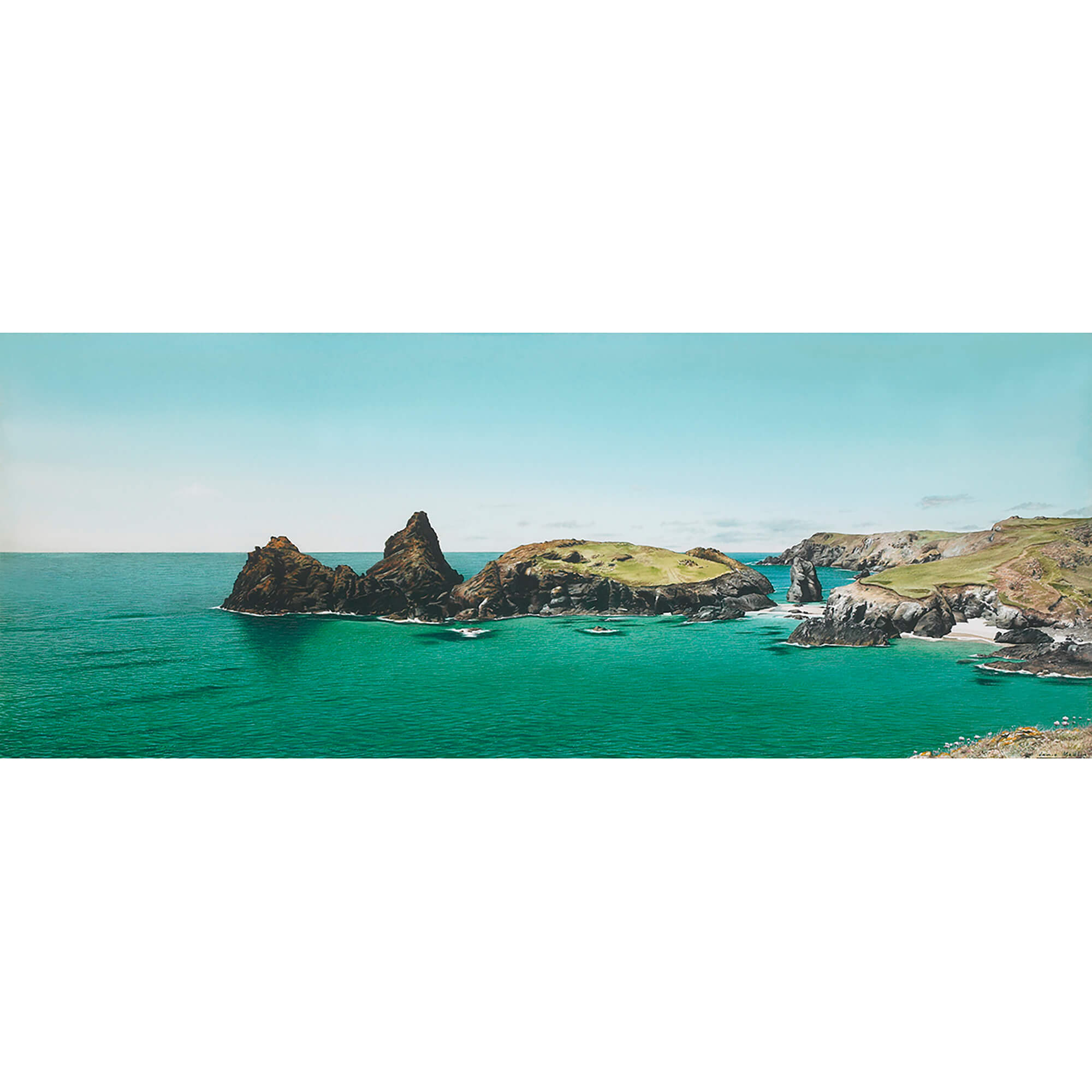 An image of Kynance Cove Art Print Whistlefish