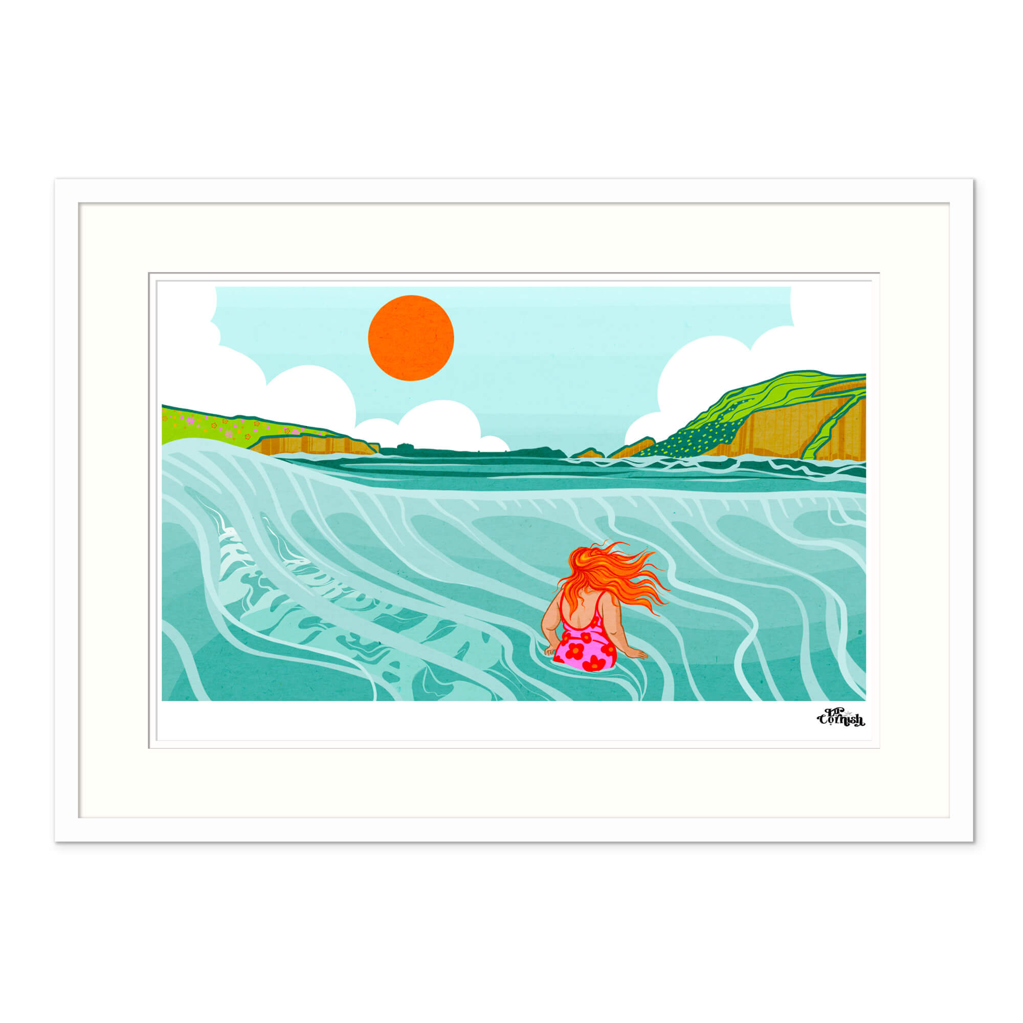 An image of A Drop in the Ocean Large Framed Print Whistlefish