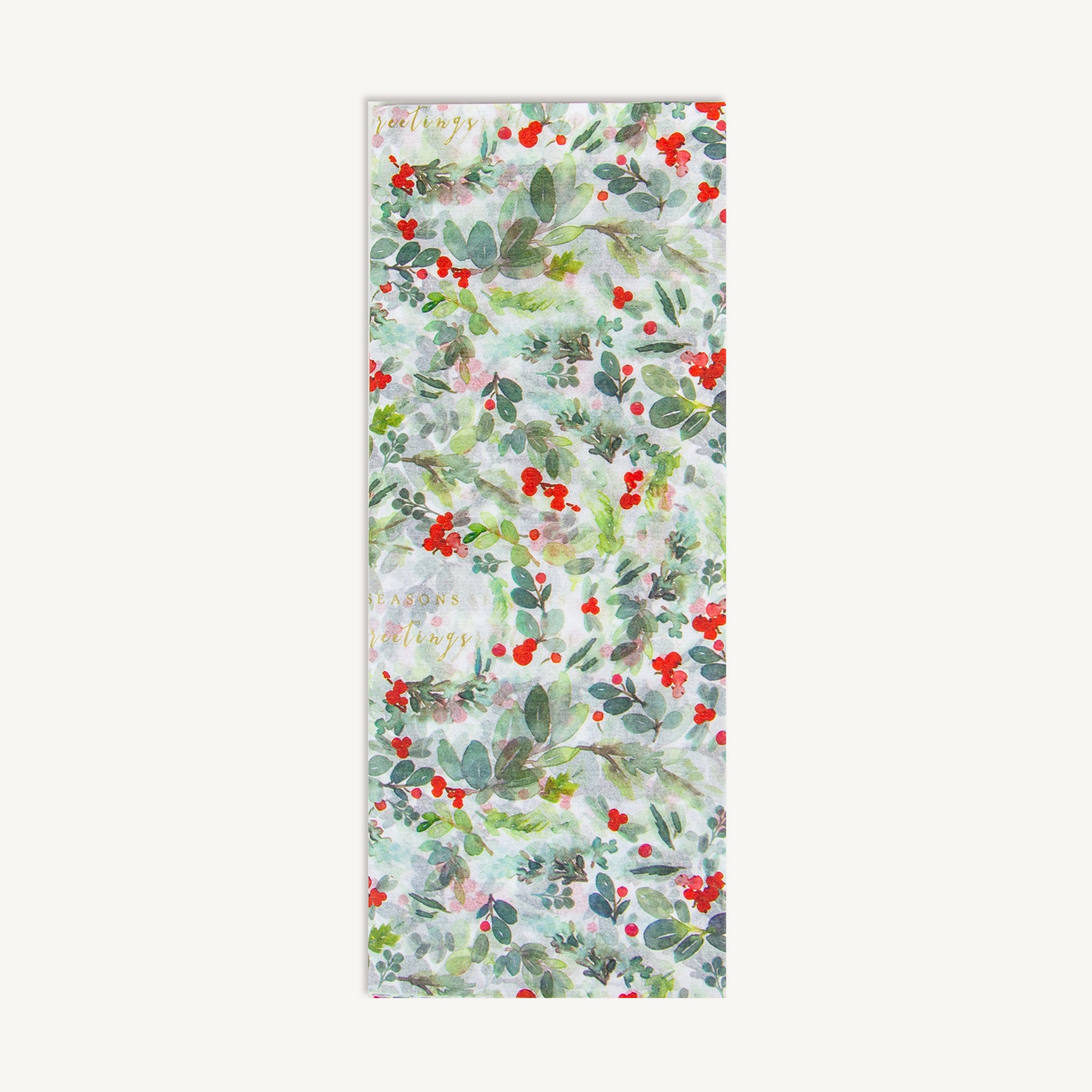 Christmas Foliage Patterned Tissue Paper