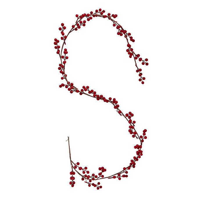 Red Berries Christmas Foliage Garland