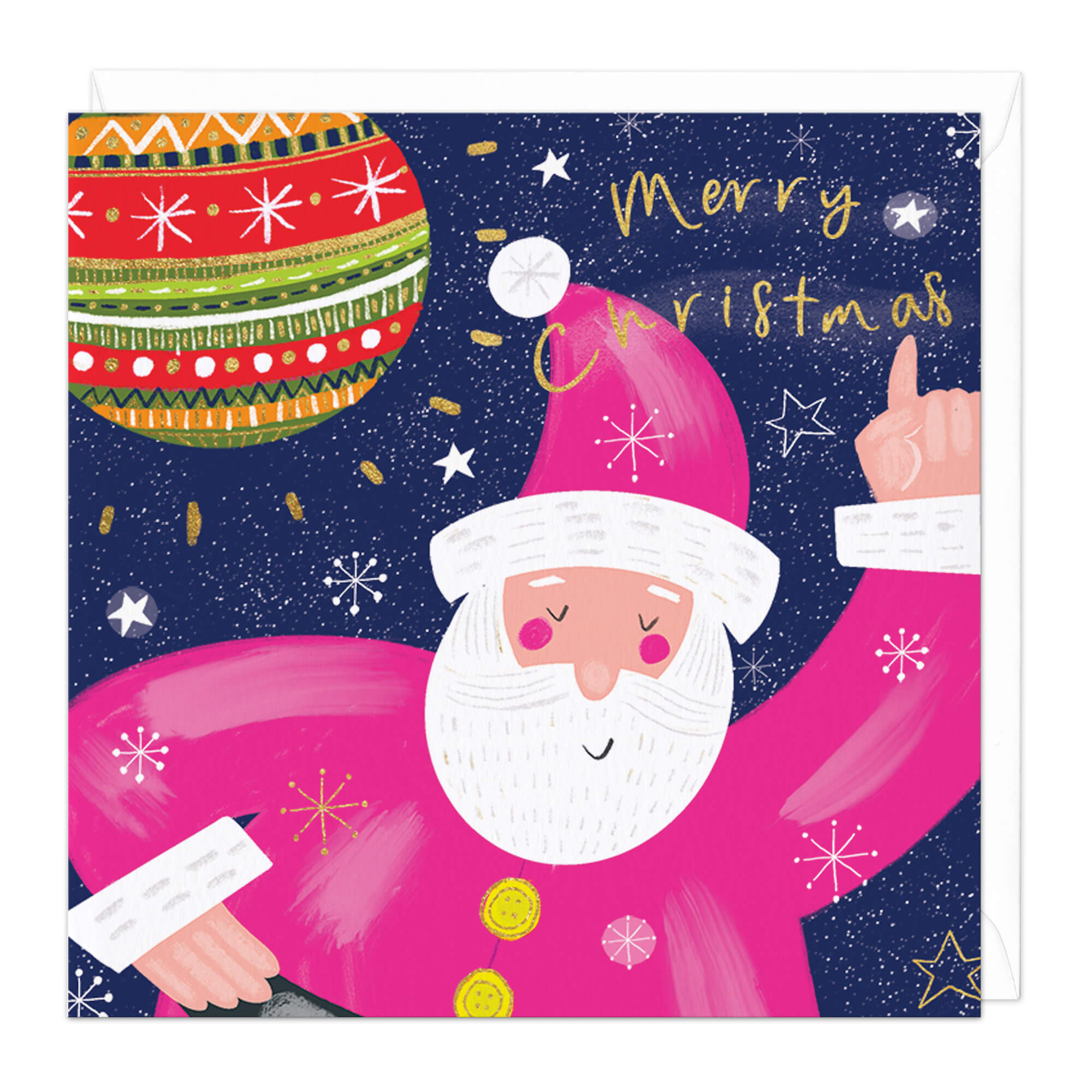 An image of Disco Santa Christmas Card Whistlefish