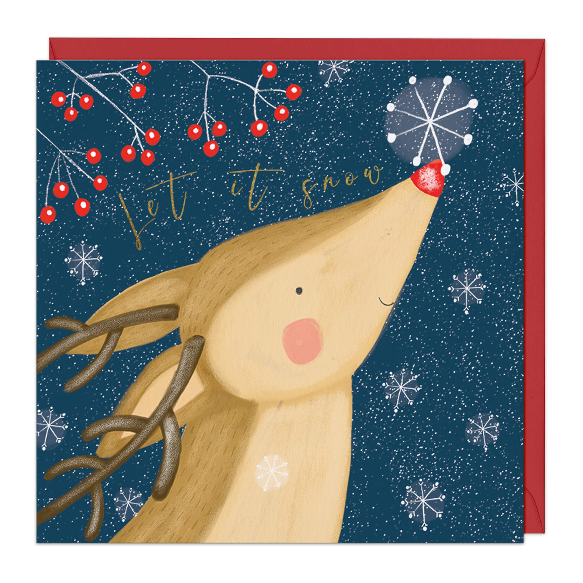 An image of Let It Snow Christmas Card Whistlefish