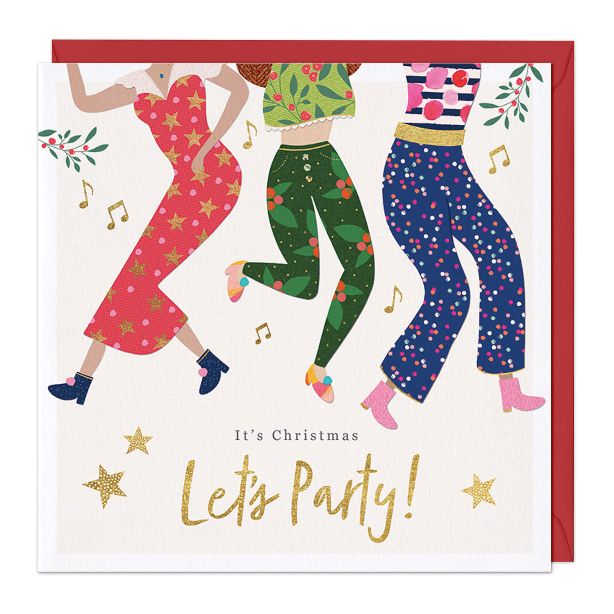 An image of Let's Party Christmas Card Whistlefish