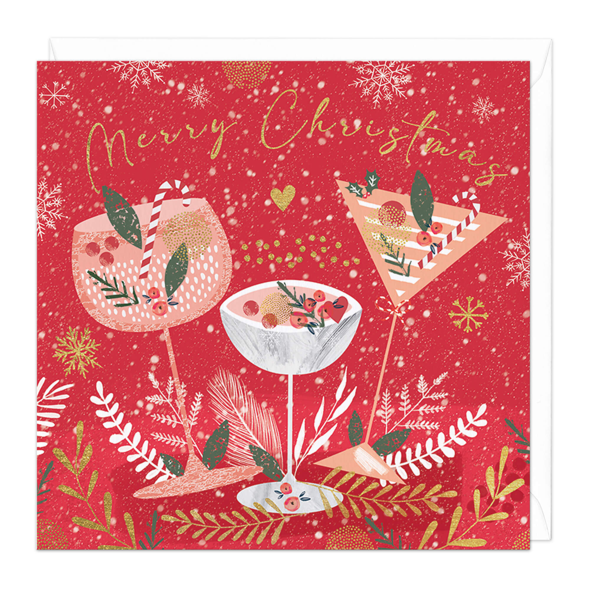 An image of Christmas Drinks Christmas Card Whistlefish