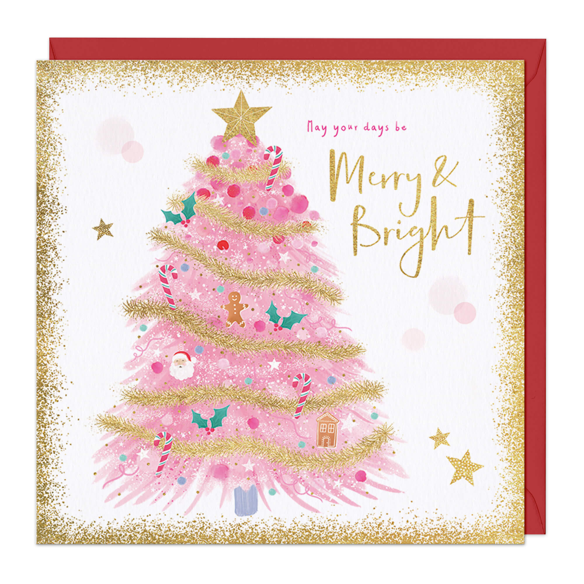 An image of Merry and Bright Christmas Card Whistlefish