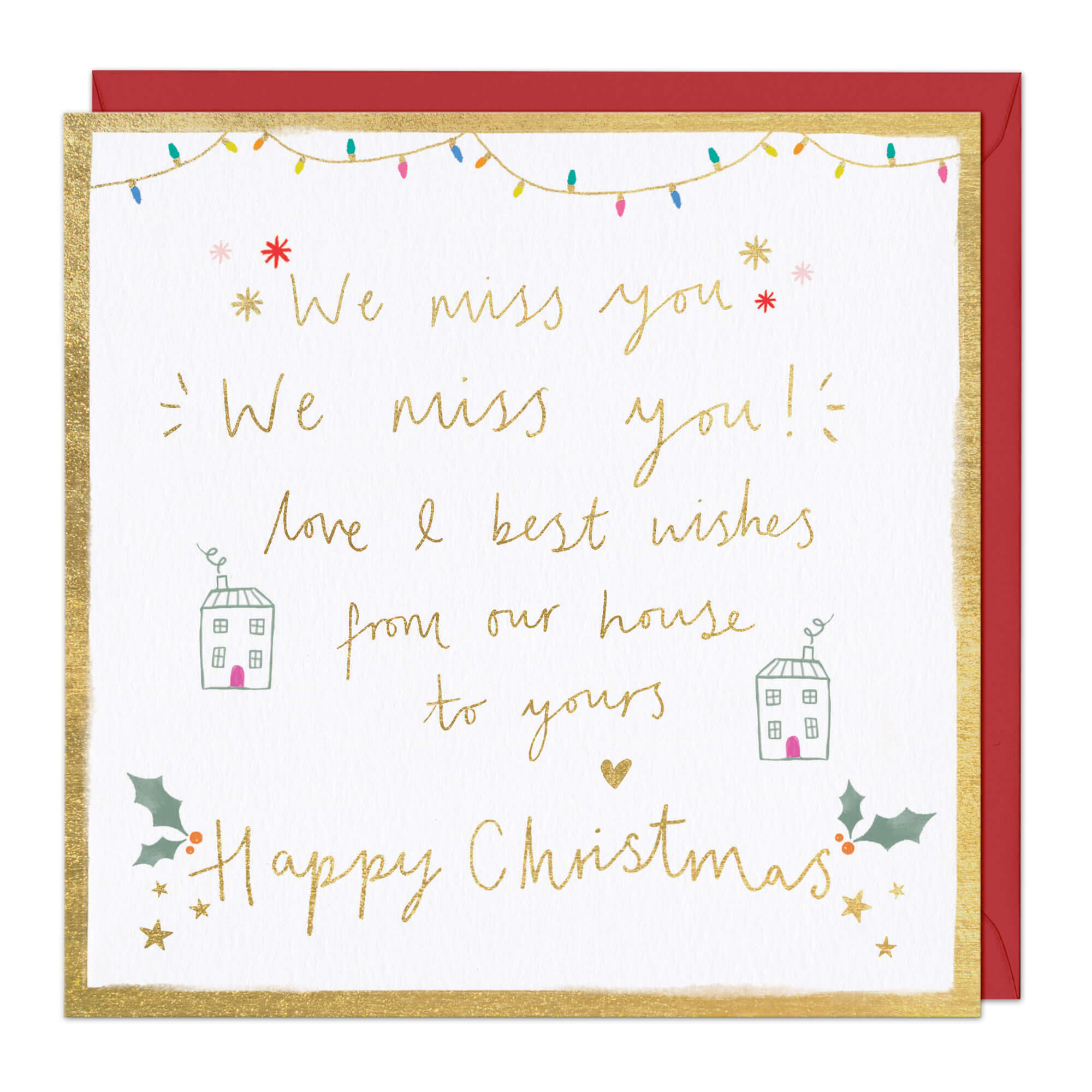 An image of We Miss You This Christmas Card Whistlefish