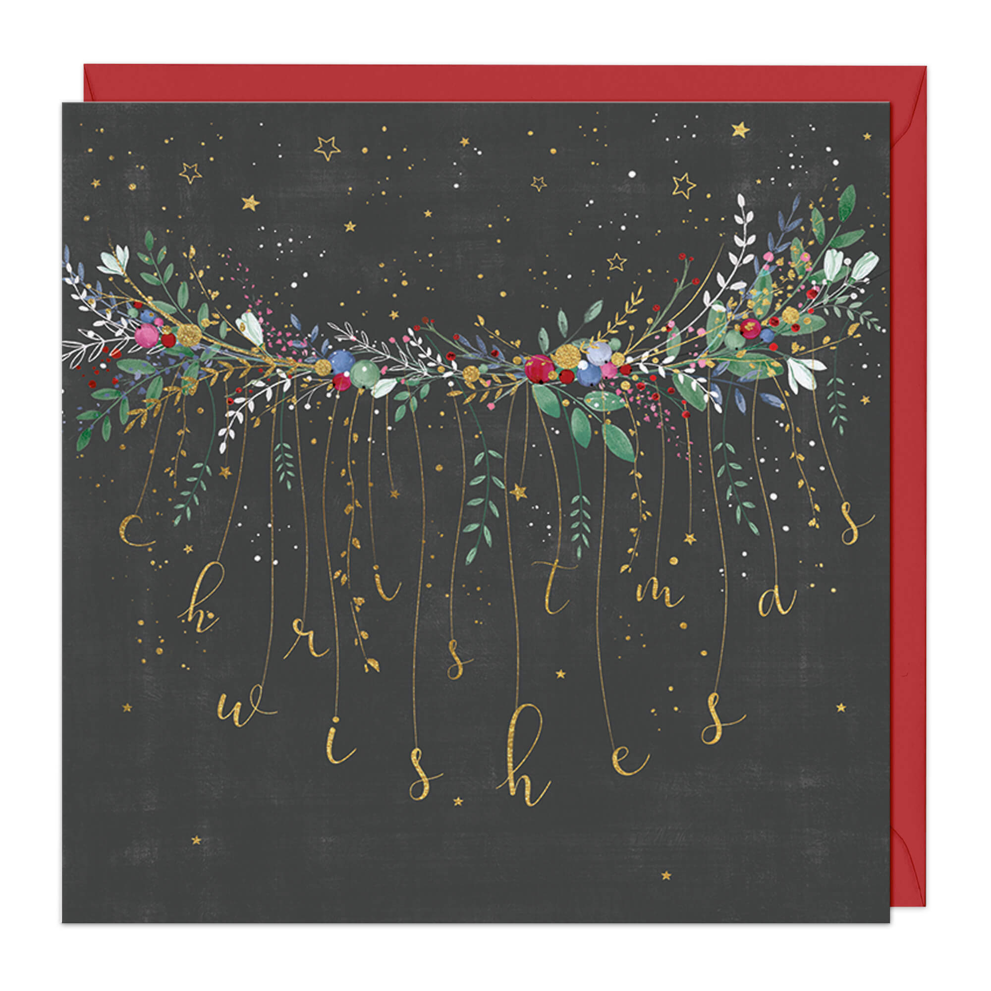 An image of Hanging Christmas Wishes Christmas Card Whistlefish