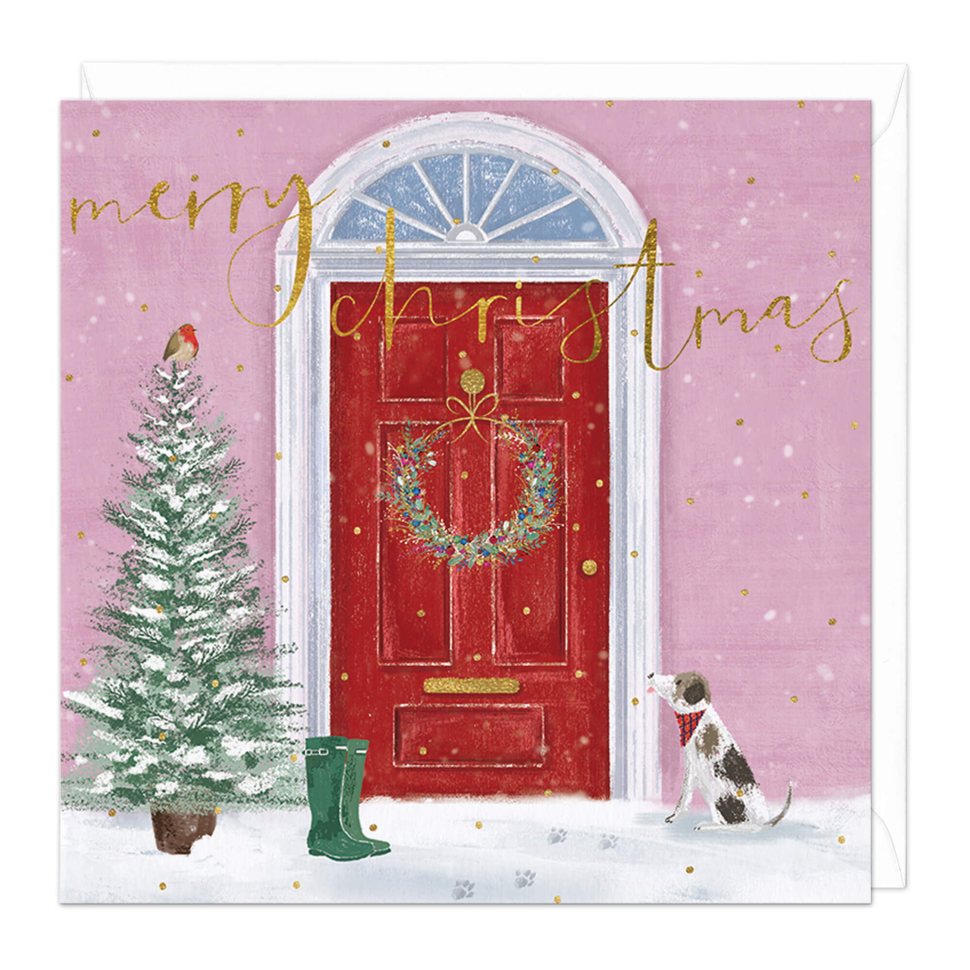 An image of The Red Door Christmas Card Whistlefish